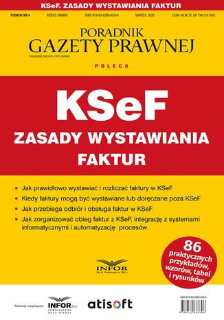 KSeF Zasady wystawiania faktur praca zbiorowa - okladka książki