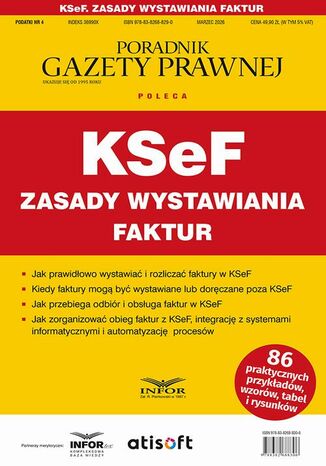 KSeF Zasady wystawiania faktur Praca zbiorowa - okladka książki