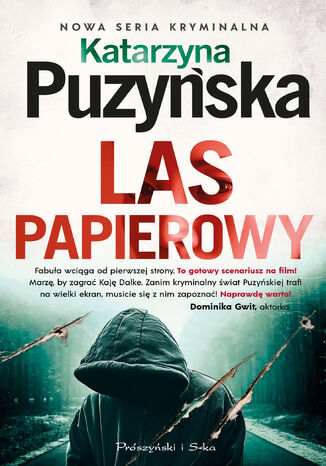 Las papierowy Katarzyna Puzyńska - okladka książki