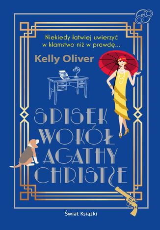 Spisek wokół Agathy Christie Kelly Oliver - okladka książki