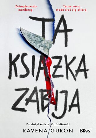 Ta książka zabija Ravena Guron - okladka książki