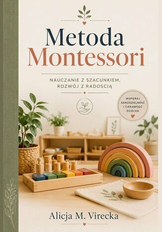 Metoda Montessori Alicja Virecka - okladka książki