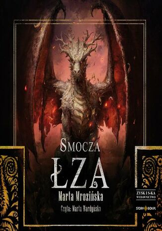 Smocza łza Marta Mrozińska - okladka książki
