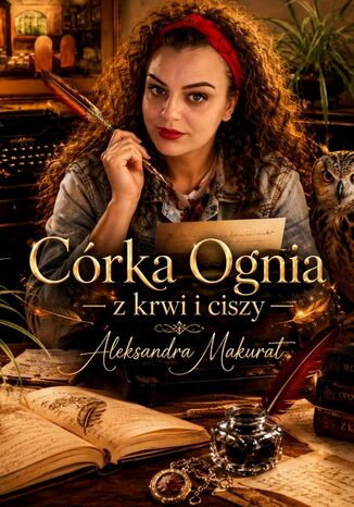 Córka Ognia - z krwi i ciszy Aleksandra Makurat - okladka książki