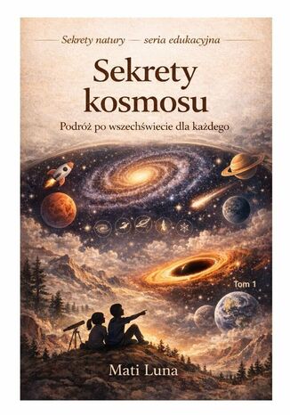 Sekrety kosmosu Mati Luna - okladka książki