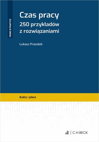 Czas pracy. 250 przykładów z rozwiązaniami Łukasz Prasołek - okladka książki