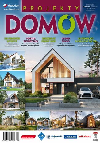 Projekty domów Opracowanie zbiorowe - okladka książki