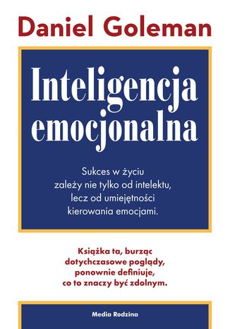 Inteligencja emocjonalna Daniel Goleman - okladka książki