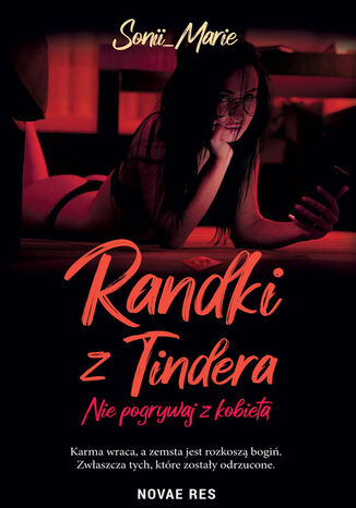 Randki z Tindera Sonii _ Marie - okladka książki