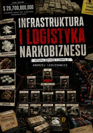 Infrastruktura i logistyka narkobiznesu Andrzej Lebiedowicz - okladka książki