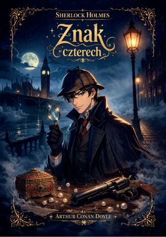 Znak czterech. Sherlock Holmes Arthur Conan Doyle - okladka książki