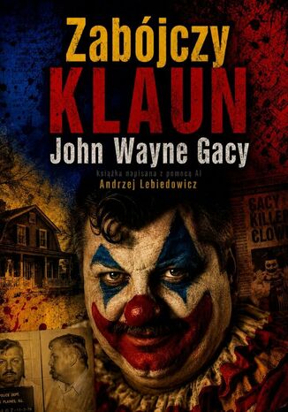 Zabójczy KLAUN. John Wayne Gacy Andrzej Lebiedowicz - okladka książki