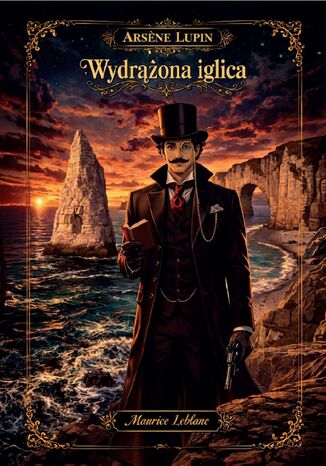 Wydrążona iglica. Arsene Lupin Maurice Leblanc - okladka książki