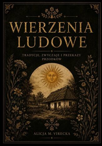 Wierzenia ludowe Alicja Virecka - okladka książki