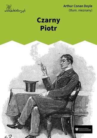 Czarny Piotr Arthur Conan Doyle - okladka książki