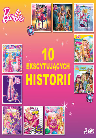 Barbie - 10 ekscytujących historii Mattel - okladka książki