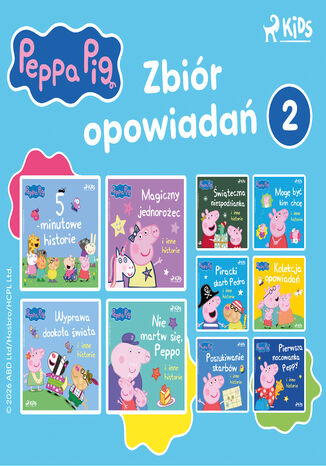 Świnka Peppa - Zbiór opowiadań 2 Neville Astley - okladka książki