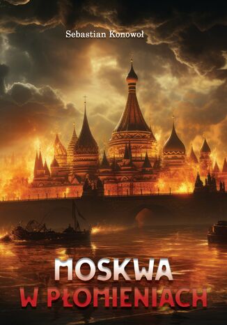 Moskwa w płomieniach Sebastian Konowoł - okladka książki
