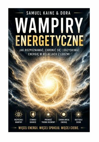 Wampiry energetyczne Samuel Kaine, Dora Kaine - okladka książki