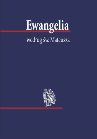 Ewangelia według św. Mateusza Biblia 1000-lecia Pallottinum - okladka książki