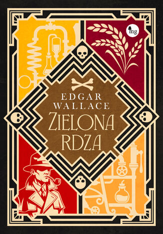 Zielona rdza Edgar Wallace - okladka książki