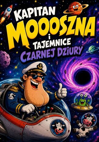 Kapitan Moooszna i tajemnice Czarnej Dziury Kapitan Moooszna - okladka książki