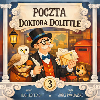 Poczta Doktora Dolittle Hugh Lofting - okladka książki