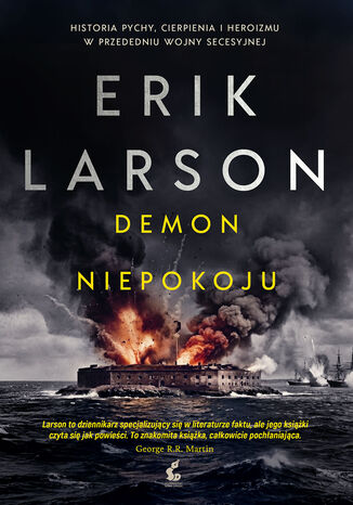 Demon niepokoju Erik Larson - okladka książki