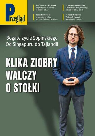 Przegląd. 39 Jerzy Domański, Robert Walenciak, Kornel Wawrzyniak, Maciej Belowski, Andrzej Sikorski, Jan Widacki, Marek Książek, Roman Kurkiewicz, Marek Czarkowski, Mateusz Mazzini, Łukasz Koterba, Tomasz Otocki, Tomasz Skowronek, Tomasz Jastrun, Bronisław Tumiłowicz, Tomasz Miłkowski, Wojciech Kuczok, Jacek Pałkiewicz, Artur Nowak, Stanisław Obirek, Urszula Zajączkowska - okladka książki