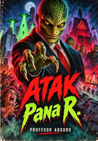 Atak Pana R Profesor Absurd - okladka książki