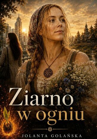 Ziarno w ogniu Jolanta Golańska - okladka książki