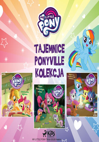 My Little Pony  Tajemnice Ponyville  kolekcja Hasbro France SAS - okladka książki