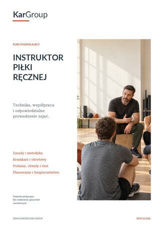 Instruktor piłki ręcznej Kar-Group - okladka książki