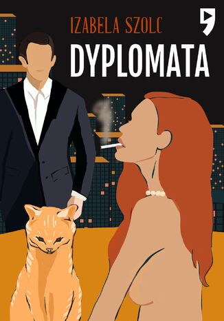 Dyplomata Iza Szolc - okladka książki