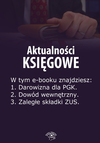 Aktualności księgowe, wydanie marzec 2014 r Zbigniew Biskupski - okladka książki