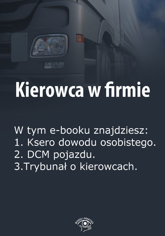 Kierowca w firmie, wydanie styczeń 2014 r Praca zbiorowa - okladka książki