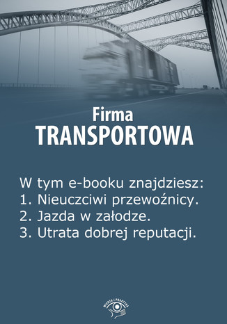 Firma transportowa, wydanie lipiec 2014 r Izabela Kunowska - okladka książki