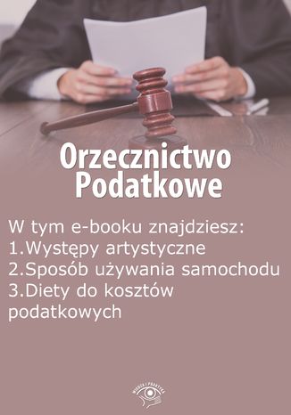 Orzecznictwo podatkowe, wydanie październik 2014 r Piotr Wysocki, Szymon Czerwiński - okladka książki