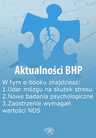 Aktualności BHP, wydanie wrzesień 2014 r Praca zbiorowa - okladka książki