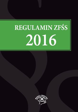 Regulamin ZFŚS 2016 Agnieszka Fulara-Jaroszyńska - okladka książki