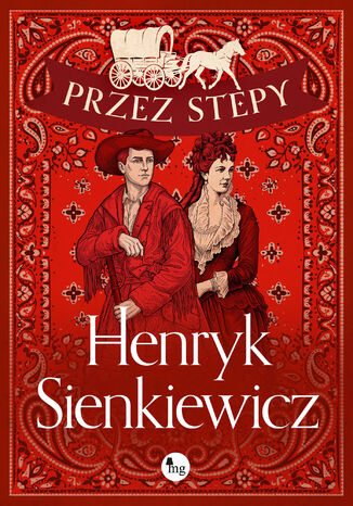 Przez stepy Henryk Sienkiewicz - okladka książki