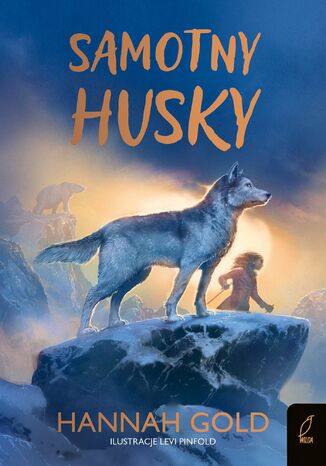 Samotny husky Hannah Gold - okladka książki