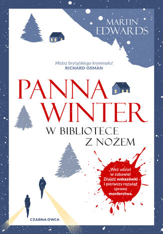 Panna Winter w bibliotece z nożem Martin Edwards - okladka książki