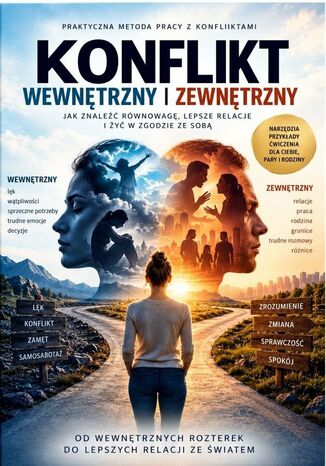 Konflikt wewnętrzny i zewnętrzny Anastasiia Kolendo-Smirnova - okladka książki