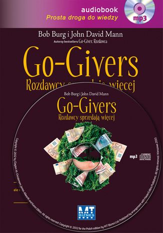 Go-Givers rozdawcy sprzedają więcej Bob Burg, John David Mann - okladka książki