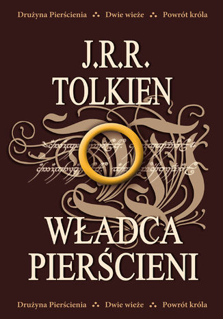 Władca Pierścieni J.R.R. Tolkien - okladka książki