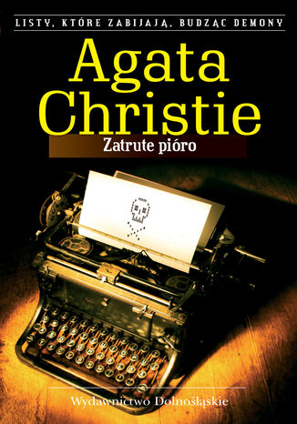 Zatrute pióro Agata Christie - okladka książki