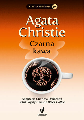 Czarna kawa Agata Christie - okladka książki