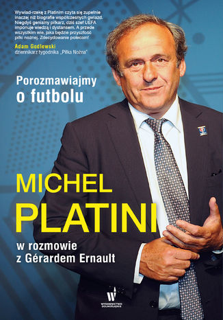 Porozmawiajmy o futbolu Michel Platini - okladka książki
