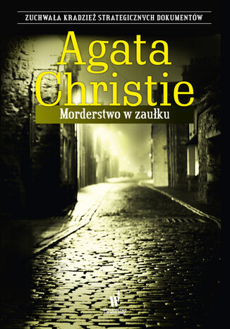 Morderstwo w zaułku Agata Christie - okladka książki